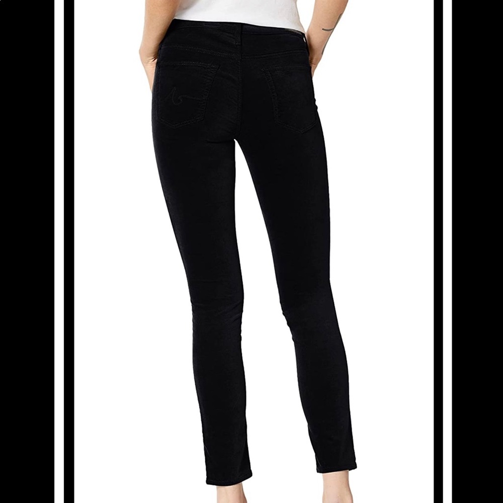 adriano goldschmied black velvet super skinny size 29